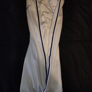 Nike Team ENGINERRING Baseball Men New NWT Pants White Apparel Royal BLUE Med MD